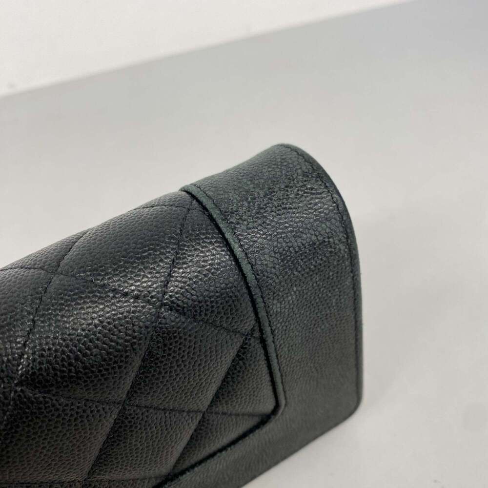 CHANEL Black Caviar Leather Wallet - Picture 6 of 9